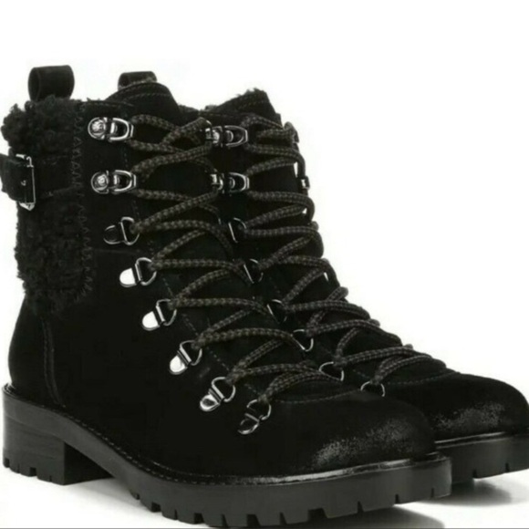 SAM EDELMAN TENLEE Suede Boot in Black - Picture 4 of 11